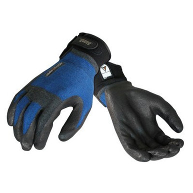 Ansell ActivARMR HVAC Gloves, X-Large, Black/Blue, 12 Pair, #106428