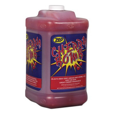 Zep Inc. Cherry Bomb Heavy-Duty Hand Cleaner, 1 gal Jug, DISP/Pump Not Included, 4/CA, #95124