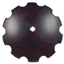 Disc Blade - 36" x 1/2", Notched, 2-1/4" Square Axle
