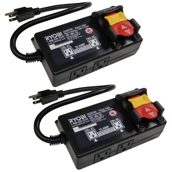 Ryobi 2 Pack of Genuine OEM Switch Boxes For A25RT03 - 089220105047-2PK