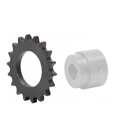 32 Tooth 60 Pitch Series X Weld-On Roller Chain Sprocket 60X32B