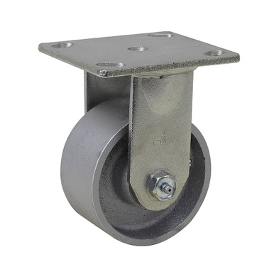 4" x 2" Rigid Steel Plate Caster WC6640R-01-STL
