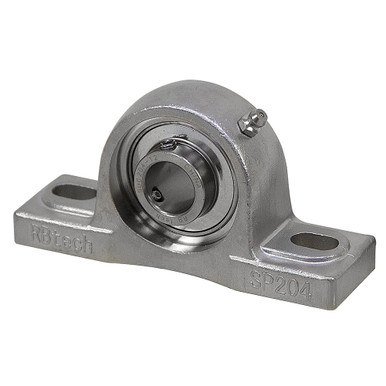3/4" Bore Stainless Steel Pillow Block Bearing Dura-Roll SSUCP204-12