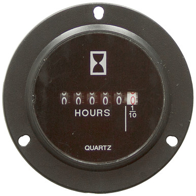 12 Volt DC Hour Meter 3 Hole Mount Translectric Inc SM10003