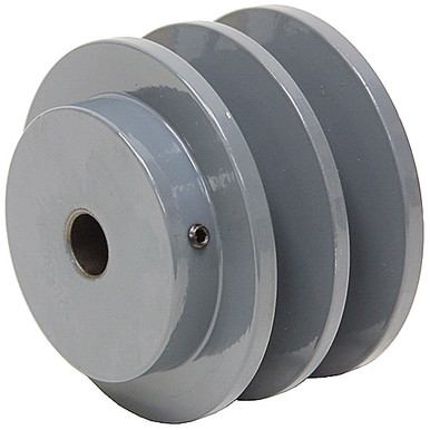 2.50 OD 1/2 Bore 2 Groove Pulley