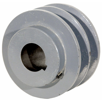 3.15 OD 3/4 Bore 2 Groove Pulley