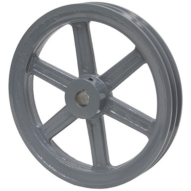 6.75 OD 1 Bore 2 Groove Pulley