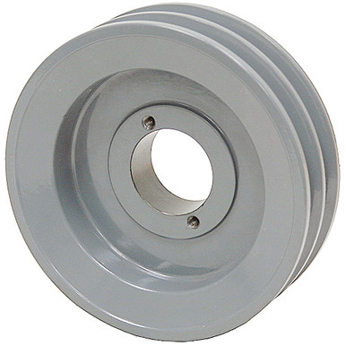 4.95 OD H-Bushing Double Groove Pulley