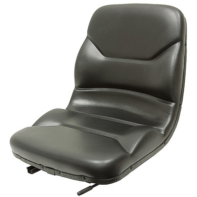 450 Contoured Steel Pan Seat w/Slides Black Talon 450000BK