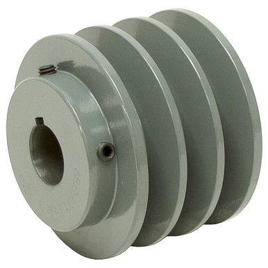 3.55 OD 1-5/8 Bore 3 Groove Pulley