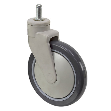 8" x 1-1/4" Medcaster Swivel Grip Ring Caster PG08PYP125SWGR04