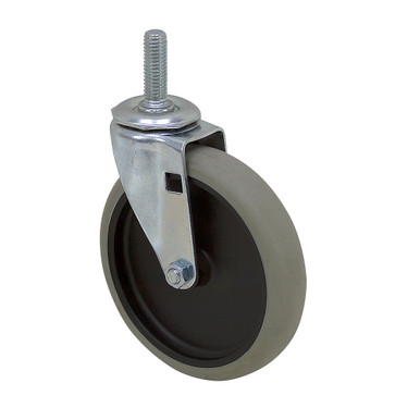 5" x 15/16" Faultless Swivel Threaded Stem Caster 30807