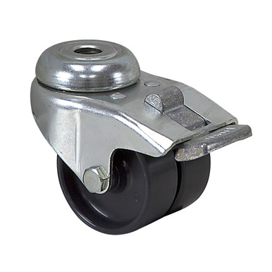 2" x 0.79" Tente Swivel Bolt-Hole Caster w/ Wheel Brake