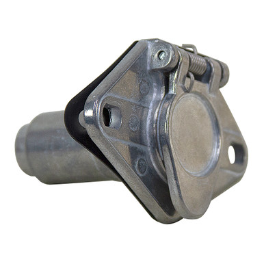 6-Pin Round Die-Cast Zinc Trailer Connector - Truck Side Buyers Products TC1006