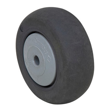 3" x 1-1/4" Rubber Tread on Plastic Wheel