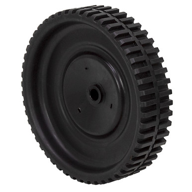 9-5/8" x 2-1/4" Black Plastic Wheel w/ 56 Tooth Gear