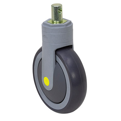 5" x 1-1/4" Tente Round Stem Swivel Caster 5328 XSX 125 R05-18X28