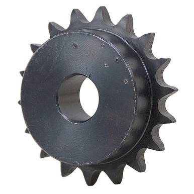 18 Tooth 1" Bore 50 Pitch Roller Chain Sprocket w/o Set Screws or Keyway