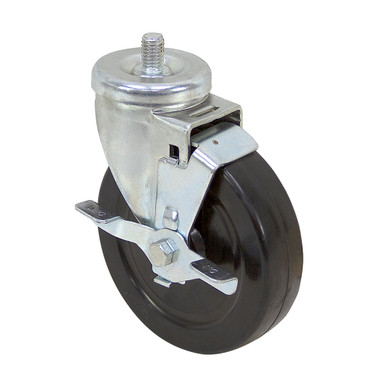 5" X 1-1/4" JARVIS Swivel Threaded Stem Caster5-36P-105 BRK PA 1/2-13 X 3/4
