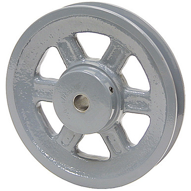 5.95 OD 1/2 Bore 1 Groove Pulley