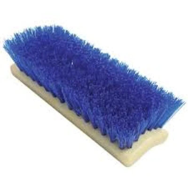 10″ Polypropylene Bi-Level Floor Scrub Brush, Blue