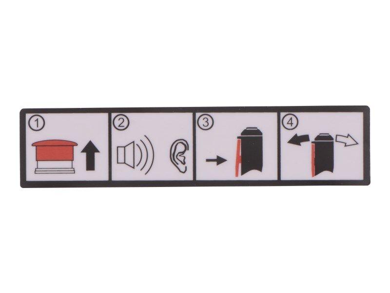 1001092907 Decal, Quick Start | JLG