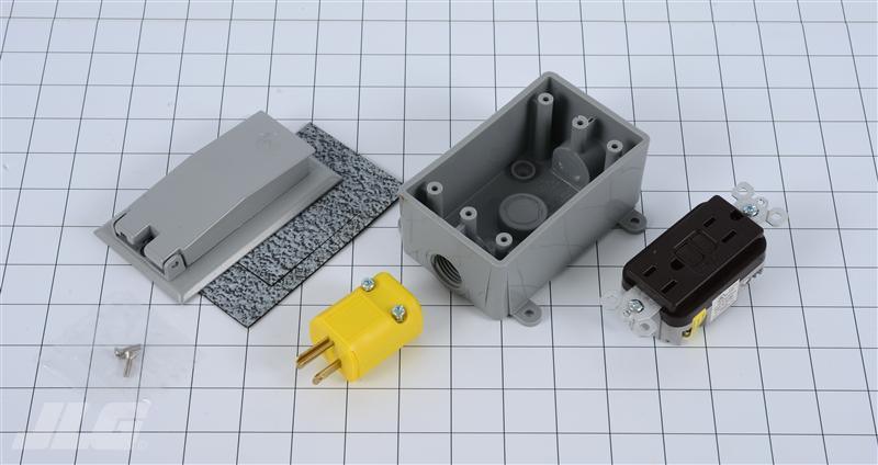 1001096767 Elec Assembly Box, Carlon Gfci Rec | JLG