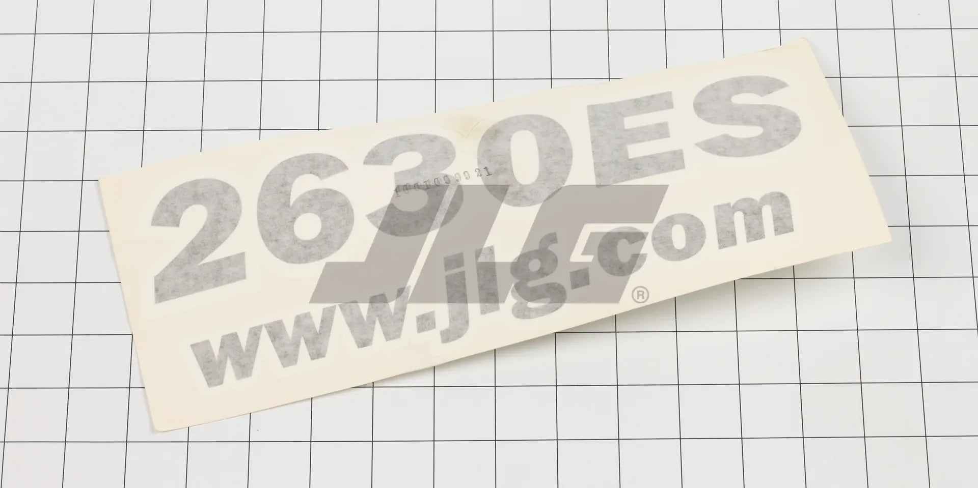 1001099921 Decal, 2630Es Model Desig. | JLG