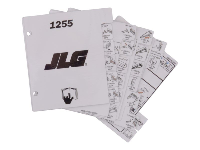 JLG Part # 1001212225 – Booklet