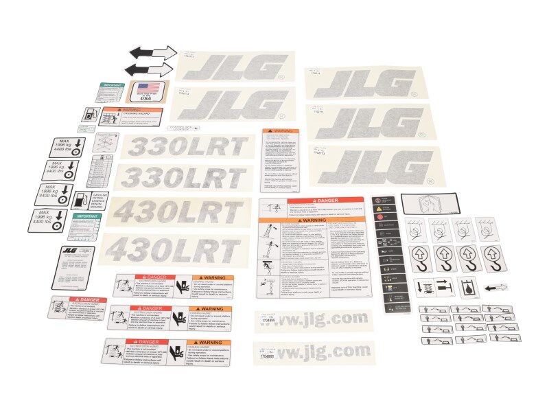 JLG Part # 1001233423 – Decal Kit