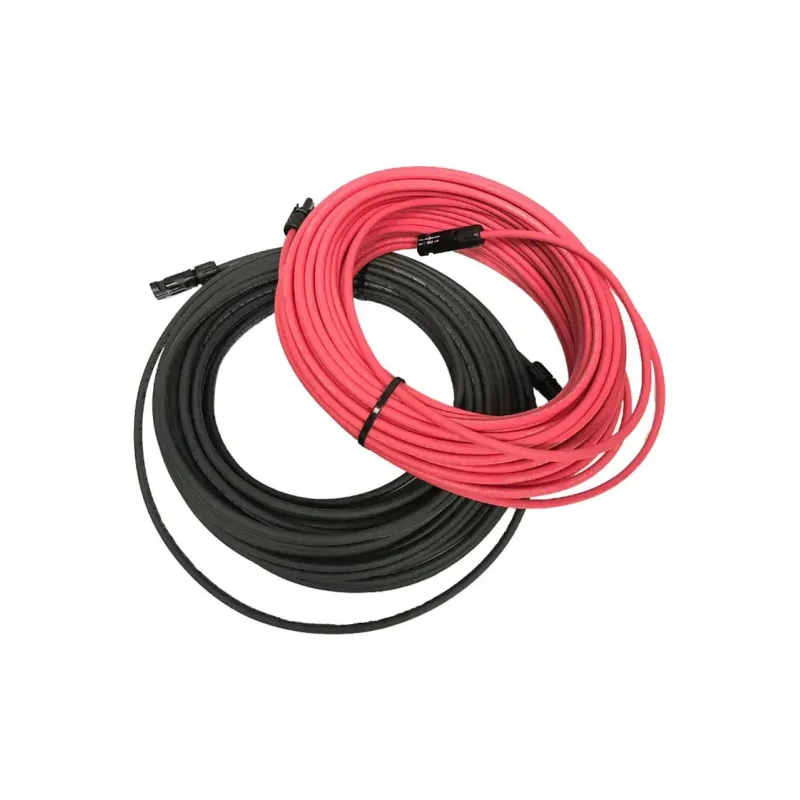 100ft 10 AWG Copper PV Wire | Black and Red