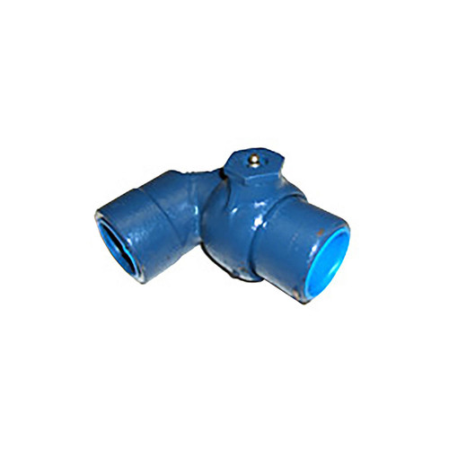 Hannay Reels 1 1/2 in. FNPT x FNPT 90° Ductile Iron OPW Swivel Joint, Nitrile Rubber, 600 PSI