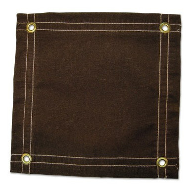 Anchor Products Protective Tarps, 12 ft Long, 8 ft Wide, Brown Canvas, 1 EA, #92566