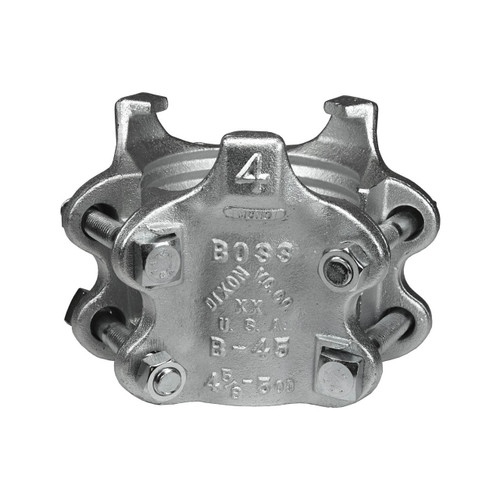 Dixon Boss B45 Plated Iron Clamp 4 in. Hose ID, 6 Bolt Type and 3 Finger