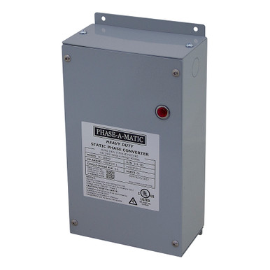 1 HP To 3 HP Phase Converter Phase-A-Matic UL300-HD