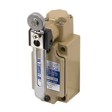 RCL-302 Limit Switch Adjustable Roller Lever 43 Degree Movement - Relay & Control Corp