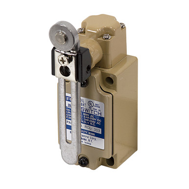 Limit Switch Adjustable Roller Lever 90 Degree Movement - Relay & Control Corp RCL-303