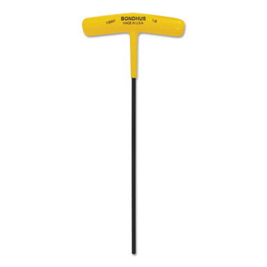 Bondhus Hex T-Handle Keys, 1/8 in, 7.6 in Long, 2/PK, #13207