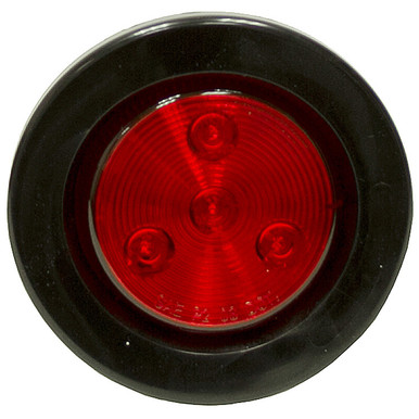 2-1/2" 4 LED Red Round Marker Light Buyers Products 5622514