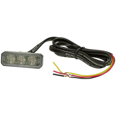 2.56" 3 LED Amber Strobe Light Buyers Products 8891403
