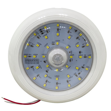 12-24 Volt DC LED Dome Light w/Motion Sensor Buyers Products 5625338