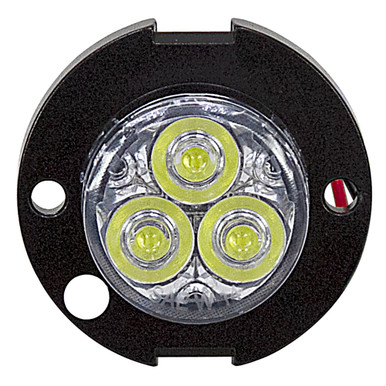 1" 3 LED Clear Surface/Recessed Strobe Light Buyers Products 8892401
