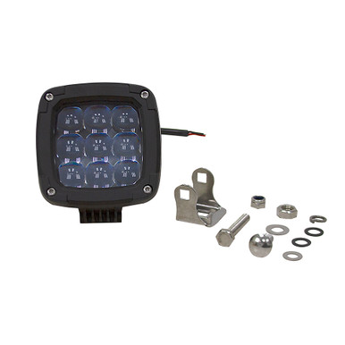 10-80 Volt DC Blue 9 LED Warning Light for Forklift BUYERS PRODUCTS 1492133