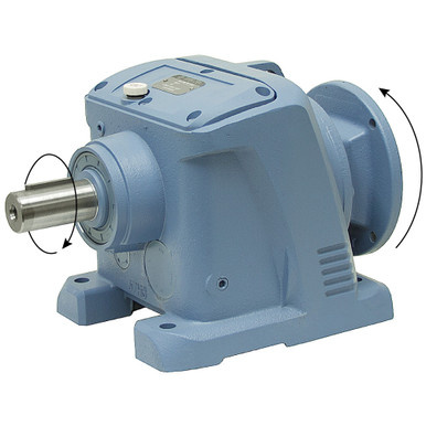52.21:1 Size 67 2 HP Inline Cast Iron Gear Reducer Worldwide WINL67-50/1-145TC