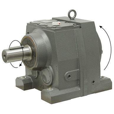 49.16:1 Size 87 5 HP Inline Cast Iron Gear Reducer Worldwide WINL87-50/1-182/4TC