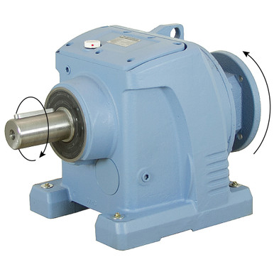 44.57:1 Size 97 7.5 HP Inline Cast Iron Gear Reducer Worldwide WINL97-40/1-213/5TC