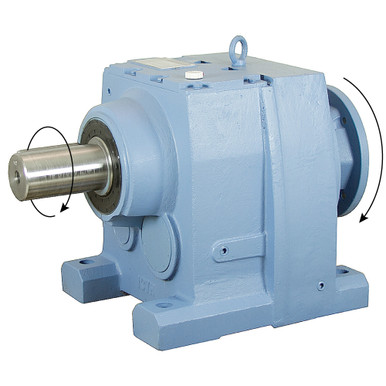 10.12:1 Size 137 75 HP Inline Cast Iron Gear Reducer Worldwide WINL137-10/1-364/5TC