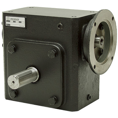 40:1 Right Angle Cast Iron Worm Gear Reducer 3.35 HP 56C Left Output Worldwide HDRF-325-40-L-56C