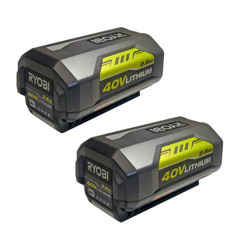 Ryobi 2 Pack of Genuine OEM Replacement Battery # 130186084-2PK