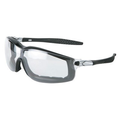MCR Safety Rattler Protective Eyewear, Clear Lens, Anti-Fog/Duramass Scratch-Resistant, 1/EA, #RT110AF